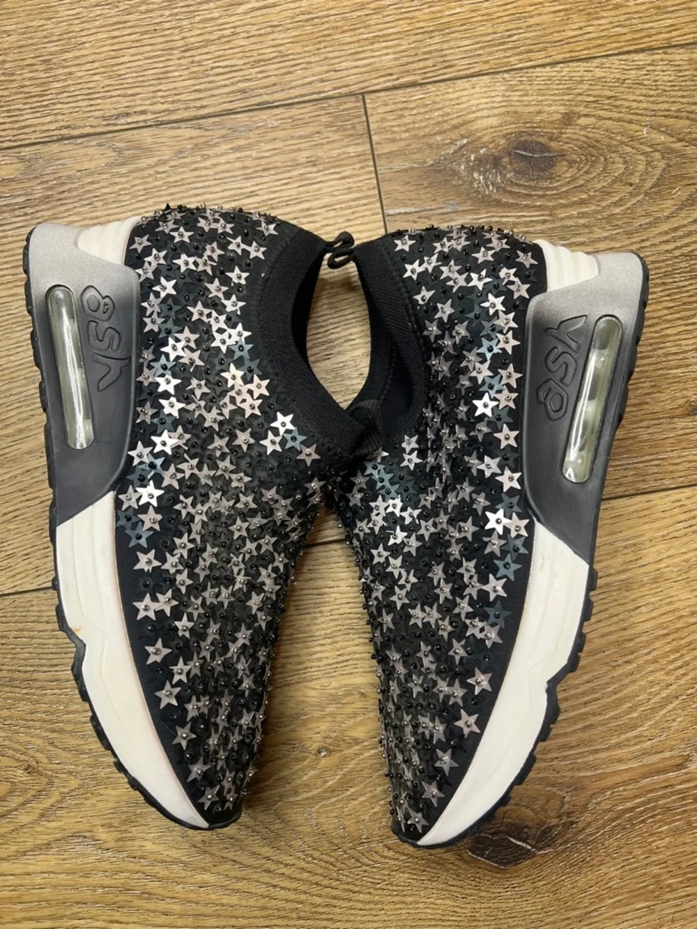 ASH Lighting Star Embellished Sneaker Size 39/8.5-9